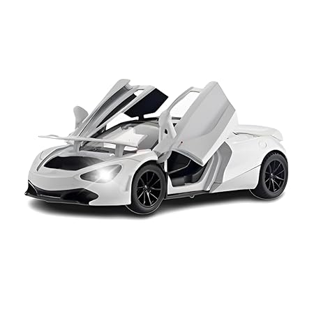 1:32 McLaren with lights, music, four doors, pullback alloy car