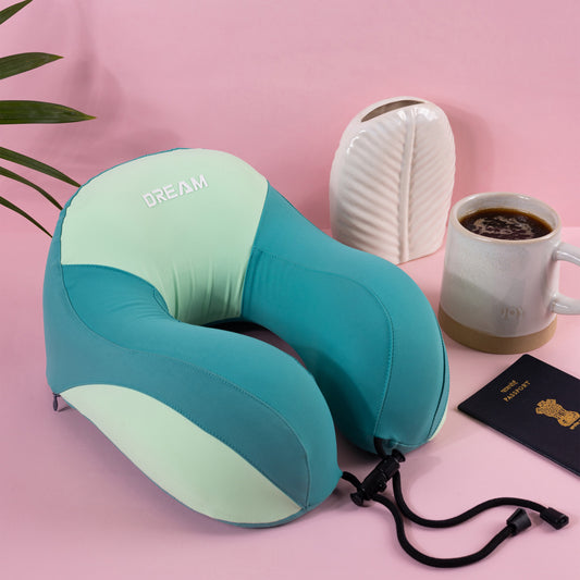DREAM IRD 01 Green Neck Pillow – Elite Comfort for Every Drive