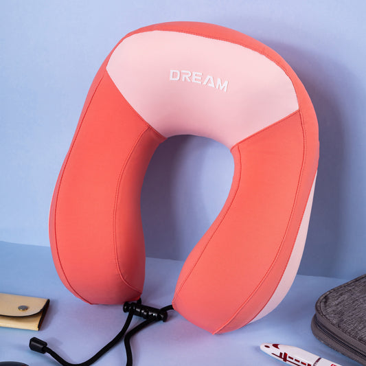 DREAM IRD 01 Peach Neck Pillow – Elite Comfort for Every Drive