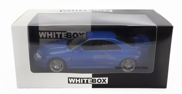 1:24 GTR Street Edition Foam Box Pure Blue and White