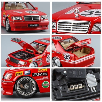 1:24 scale Tiger Head Mercedes-Benz street car alloy display box