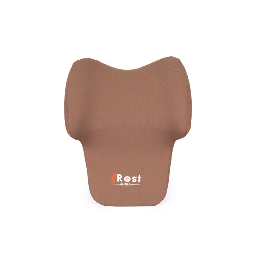 iRest Premium Car & Neck Pillow Black and Brown