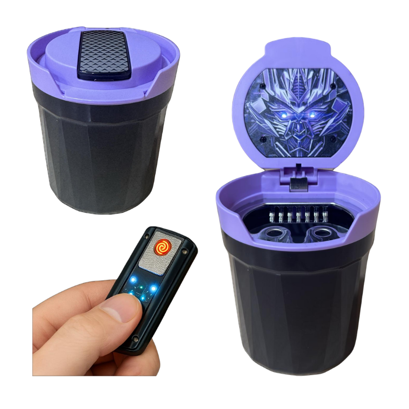 Sipper Cup With Lighter Ashtray - FMAT 03