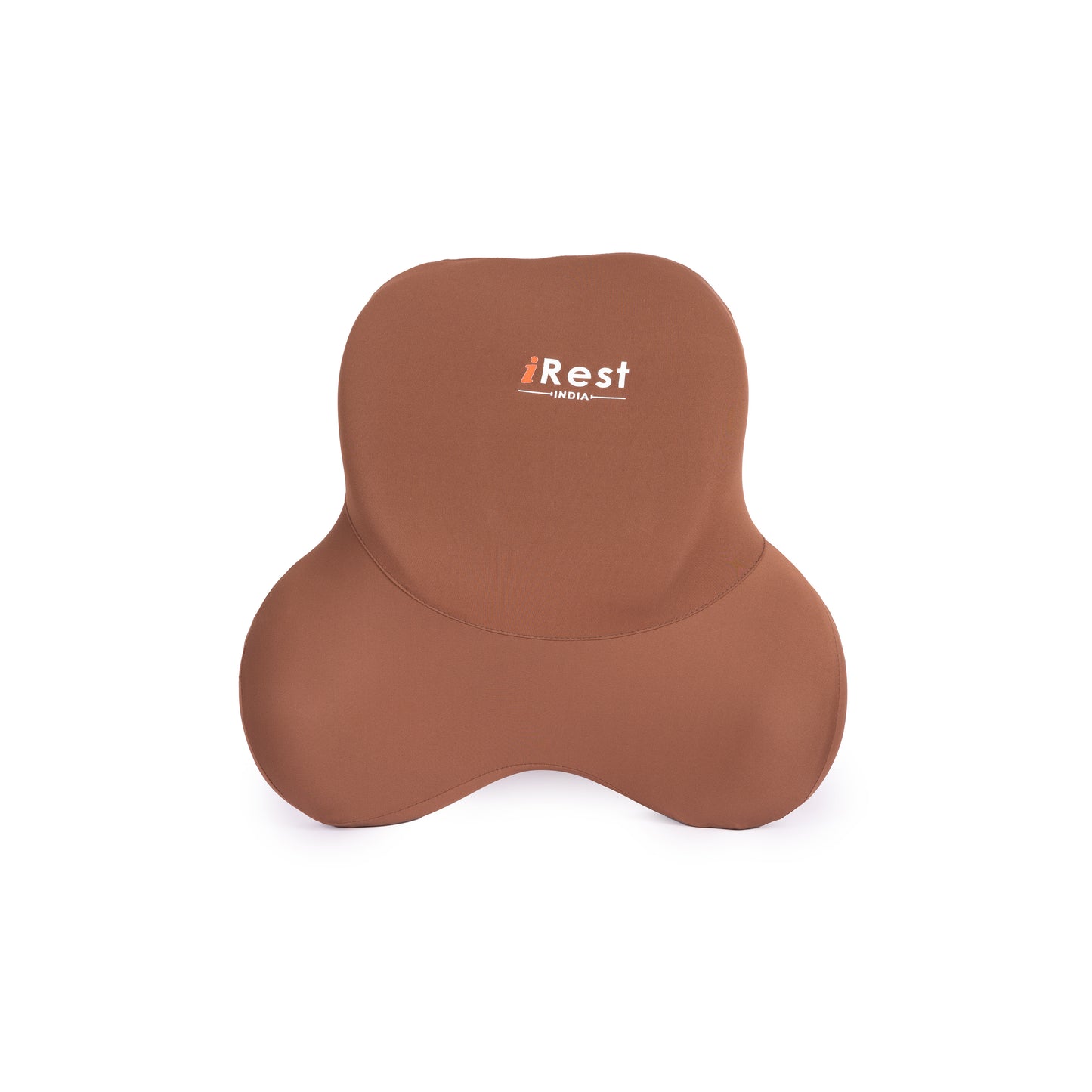 iRest Premium Car & Neck Pillow Grey and Brown