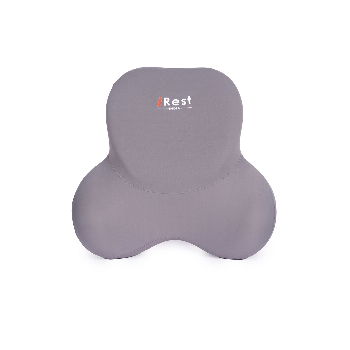 iRest Premium Car & Neck Pillow Grey and Brown
