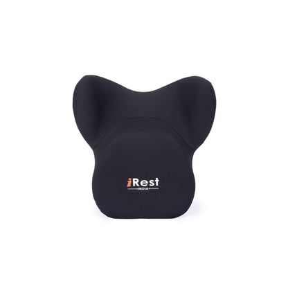 iRest Premium Car & Neck Pillow Grey and Brown