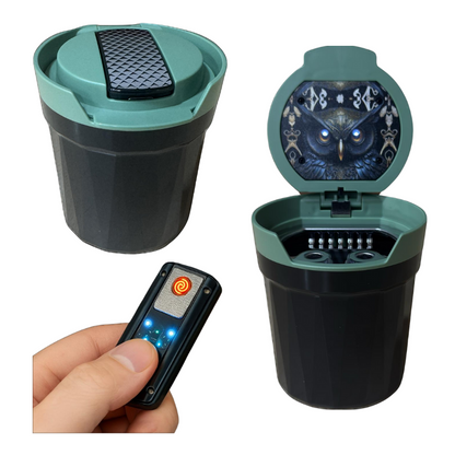 Sipper Cup With Lighter Ashtray - FMAT 03