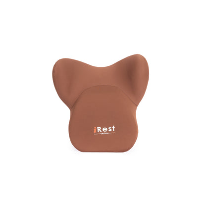 iRest Premium Car & Neck Pillow Grey and Brown