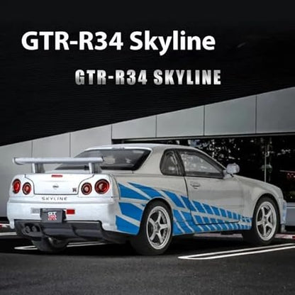 1:32 GTR Skyline Street Edition Alloy Car, Single Box