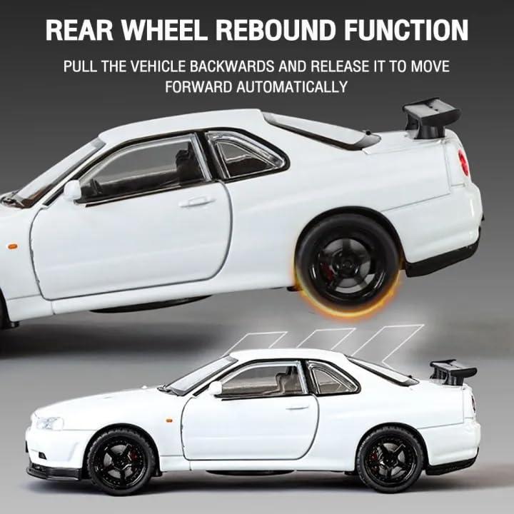 1:32 GTR Skyline Street Edition Alloy Car, Single Box