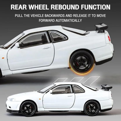 1:32 GTR Skyline Street Edition Alloy Car, Single Box
