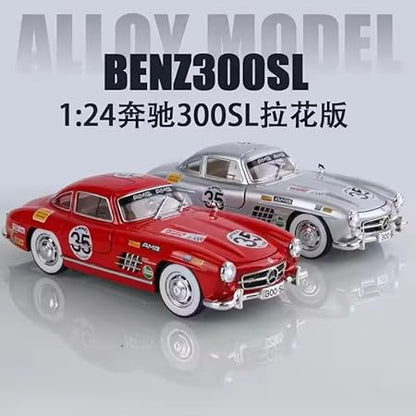 1:24 Mercedes-Benz 300SL Decorated Edition Display Box