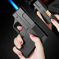 Flamemate X GunGrip Jet Flame Cigarette Holder Lighter - GUN CASE LIGHTER 01