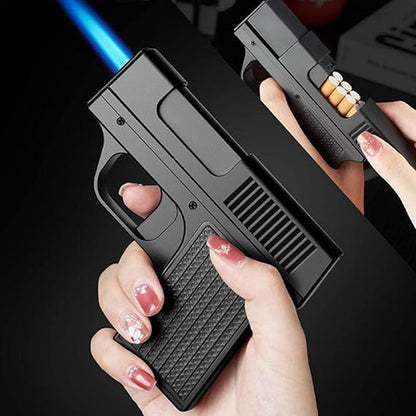 Flamemate X GunGrip Jet Flame Cigarette Holder Lighter - GUN CASE LIGHTER 01