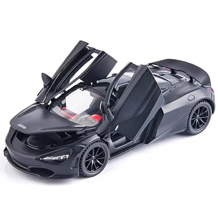 1:32 McLaren with lights, music, four doors, pullback alloy car
