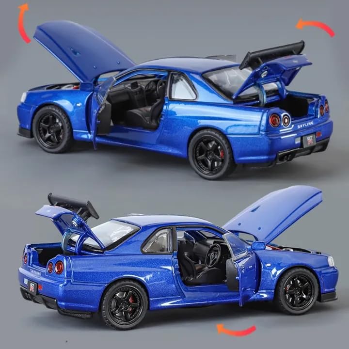 1:32 GTR Skyline Street Edition Alloy Car, Single Box