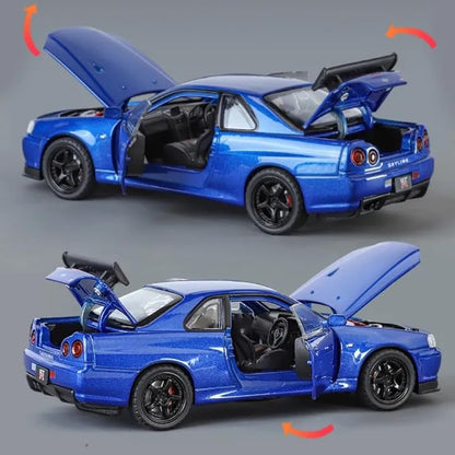 1:32 GTR Skyline Street Edition Alloy Car, Single Box