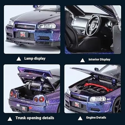 1:32 GTR Skyline Street Edition Alloy Car, Single Box