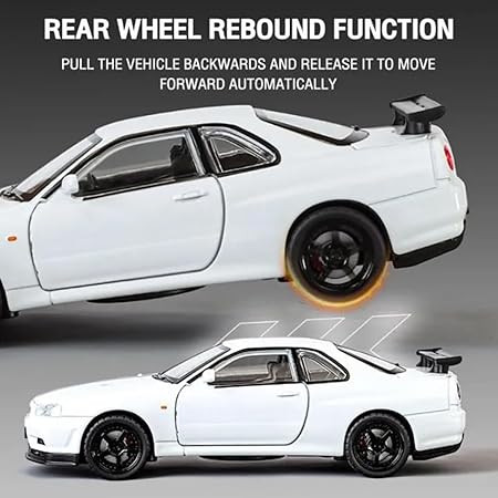 1:32 GTR Skyline Street Edition Alloy Car, Single Box