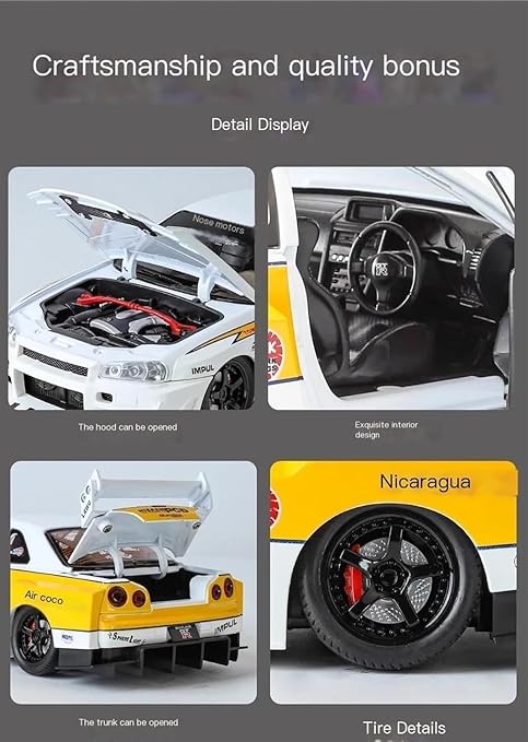 1:24 GTR Skyline Modified Edition Display Box