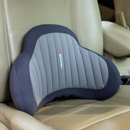iRest Premium Car & Neck Pillow Brown and Black