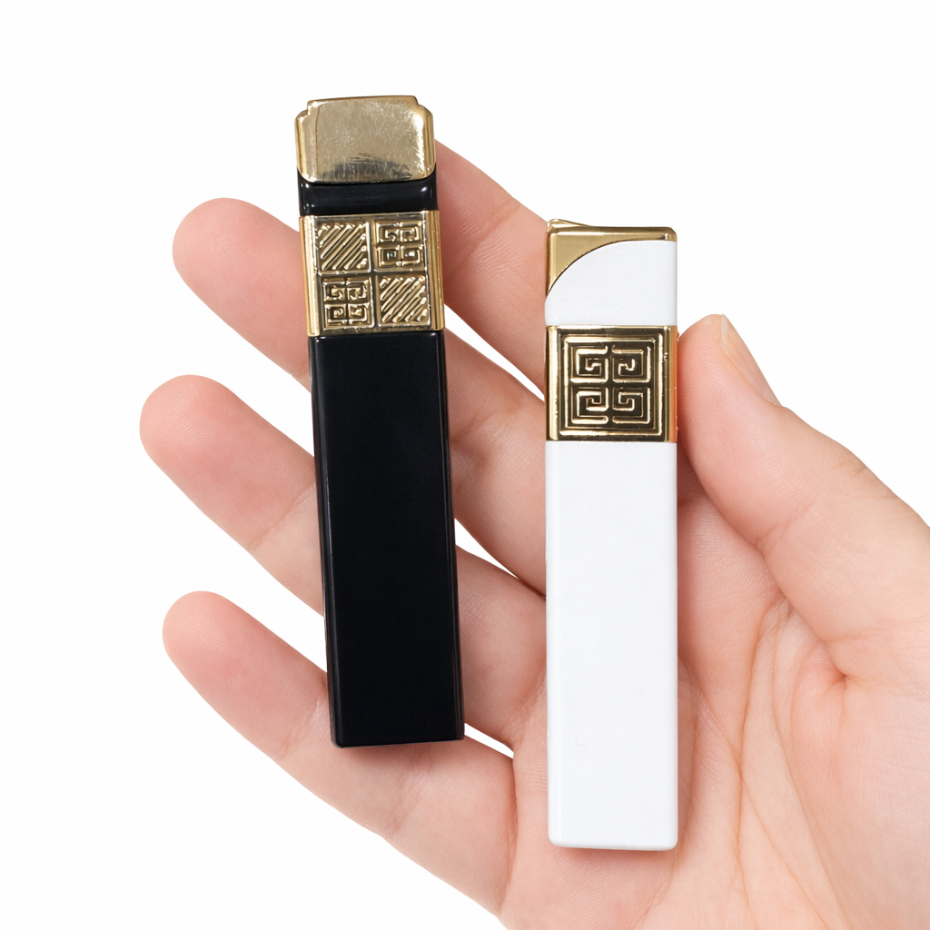 Liar Dice Refillable Gas Lighter Marble Finish Pocket Lighter