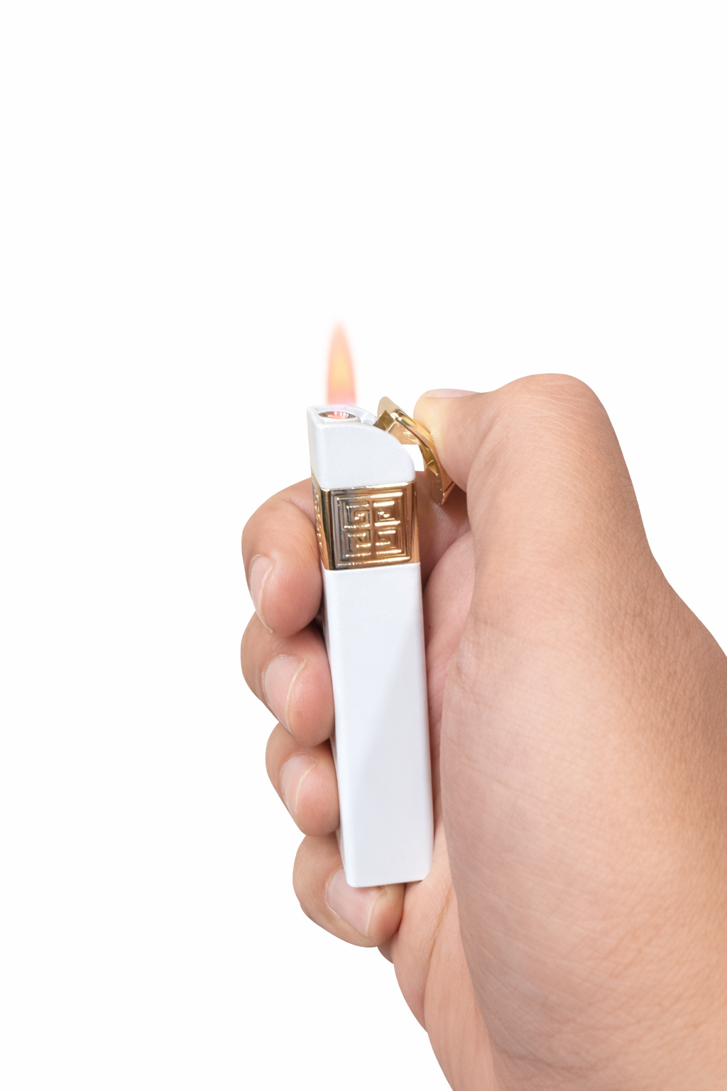 Liar Dice Refillable Gas Lighter Marble Finish Pocket Lighter