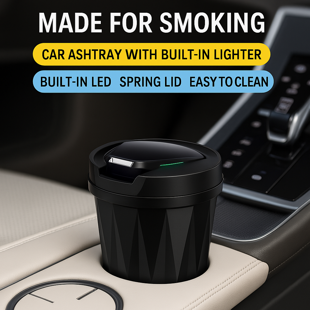 Sipper Cup With Lighter Ashtray - FMAT 03