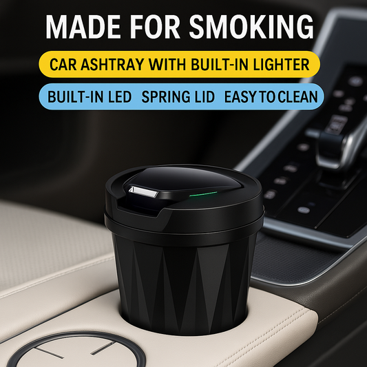 Sipper Cup With Ligther Ashtray