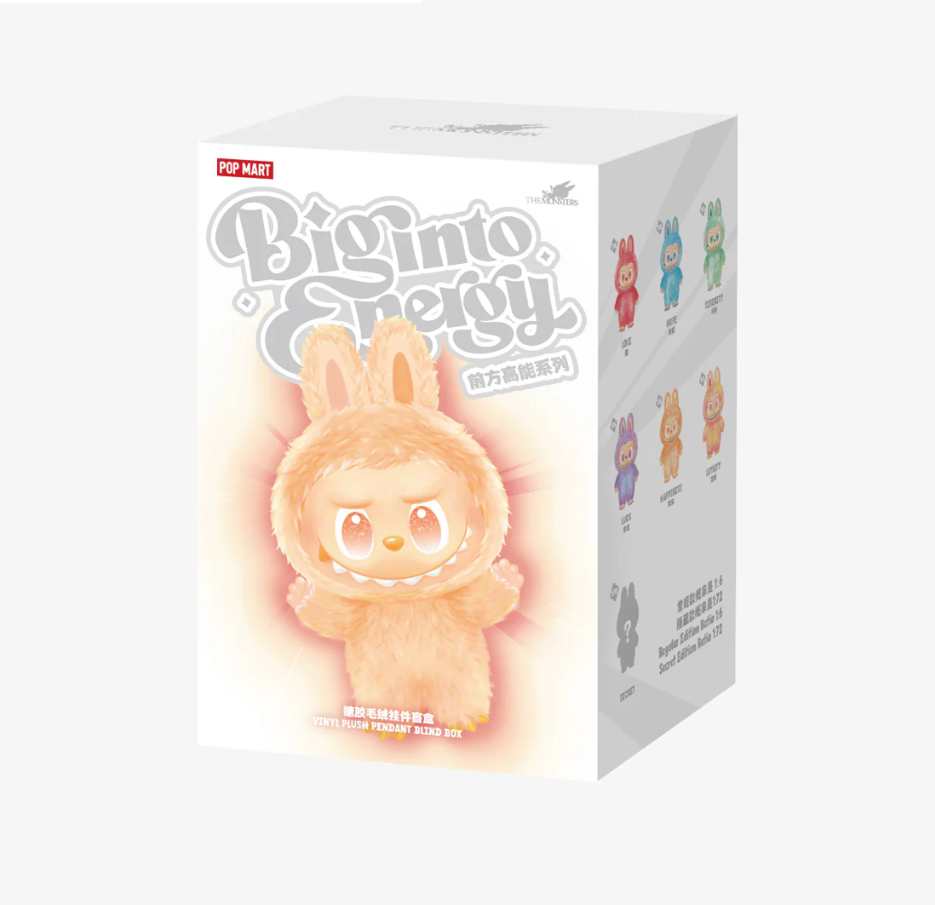 Popmart Labubu The Monsters Big into Energy Series Vinyl Plus Pendant Single Blind Box (Pack of 1)