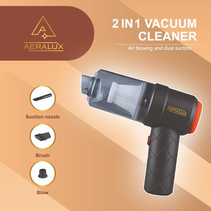 Aeralux 2 In 1 Vacuum Cleaner Portable Mini For Car