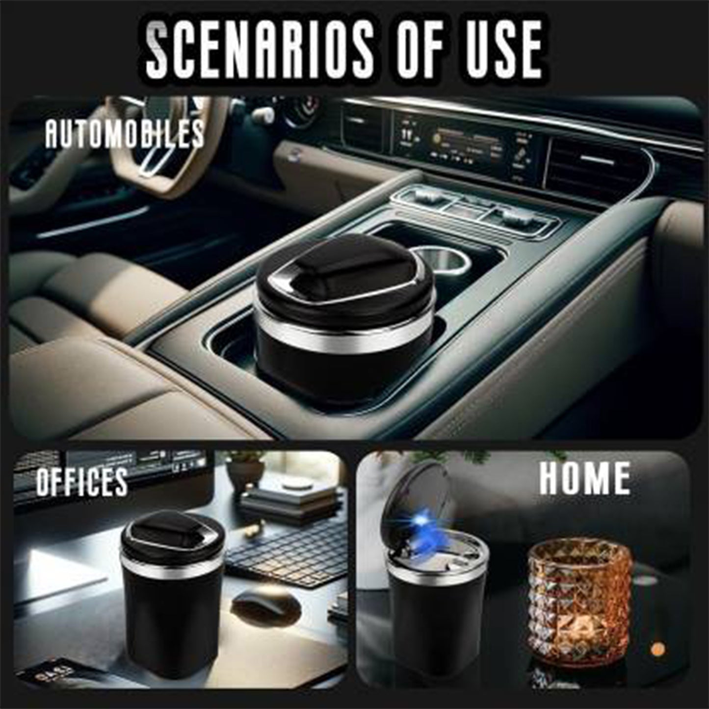 Flamemate Car Ashtray – Clean, Stylish, Smoke-Free Drives - FMAT 01