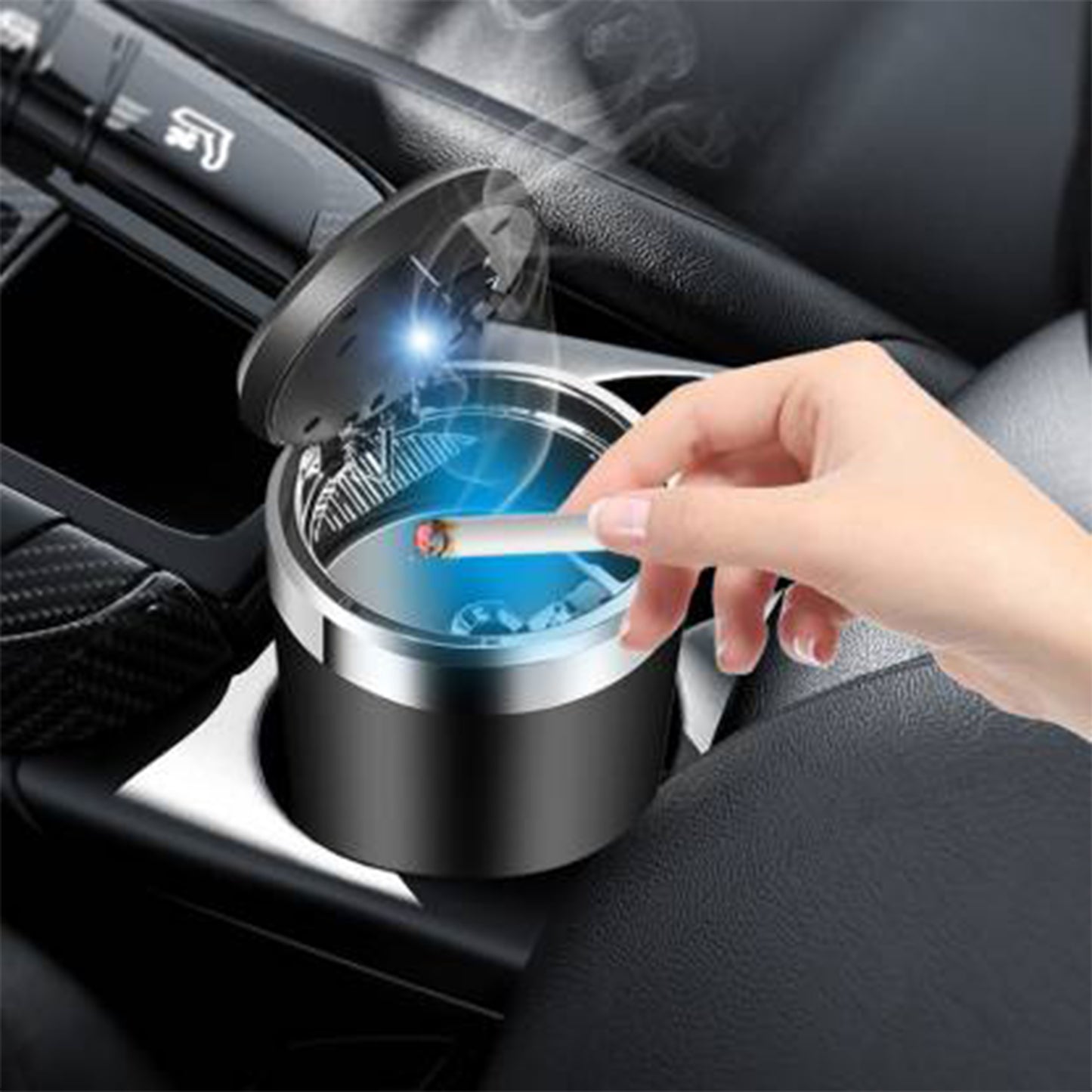 Flamemate Car Ashtray – Clean, Stylish, Smoke-Free Drives - FMAT 01